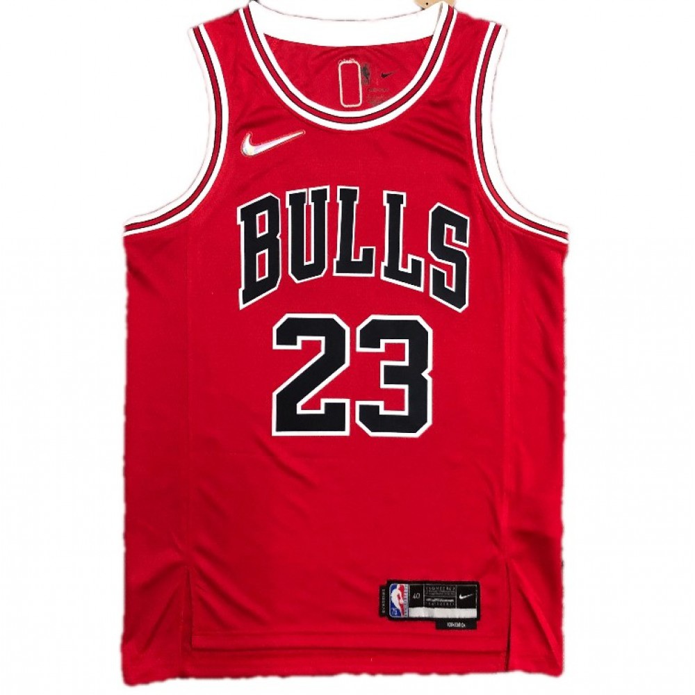 Men's Chicago Bulls Michael Jordan #23 Red 2021 Swingman NBA Jersey - Icon Edition-Pro Kit Vault | Brand New 26/27 Sports Jerseys